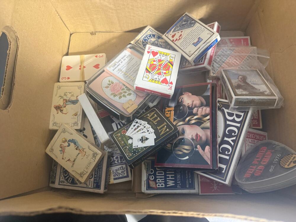 Large Lot of Vintage and Modern Playing Cards